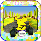 Pikachu Racing Car icon