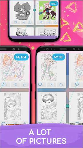 Anime Paint BTS Color by Number screenshot 7