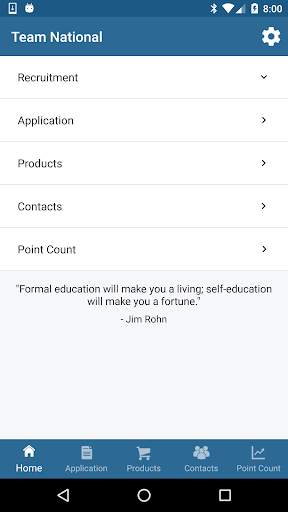 Team National Mobile screenshot 1