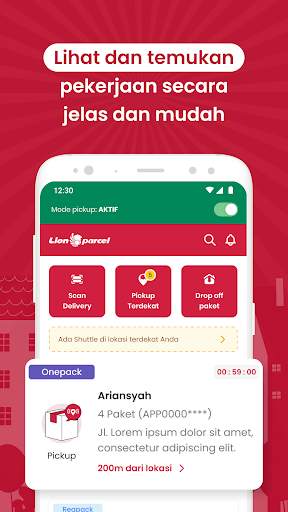 Lion Parcel Driver screenshot 2