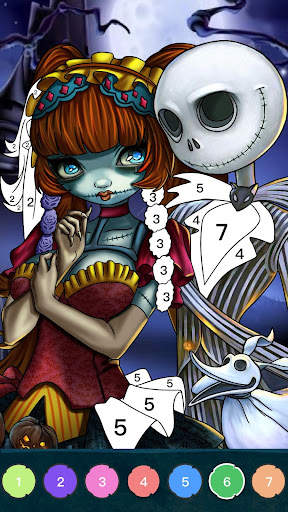 Zombie Coloring - Color by Num screenshot 5