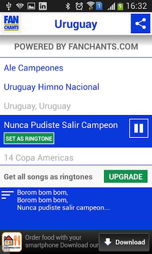Uruguay World Cup 2014 Songs screenshot 5