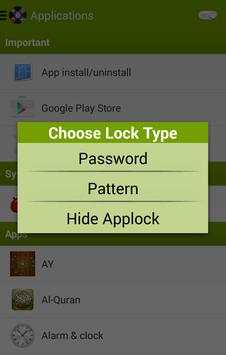 Apps Lock 1 تصوير الشاشة