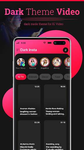 Dark Mode Theme For IStagram screenshot 3