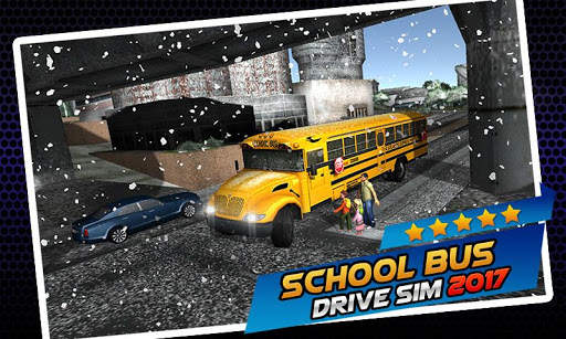 School Bus Drive Sim 2017 screenshot 1
