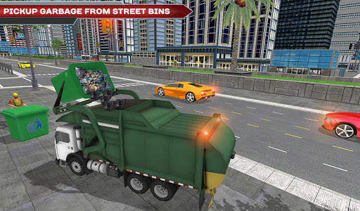 Garbage Truck Driving Simulator: Truck Driver Game screenshot 8