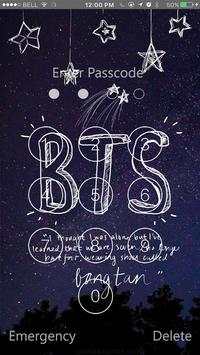 BTS Kpop Lock Screen 1 تصوير الشاشة