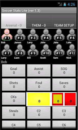 Soccer Stats Lite screenshot 1