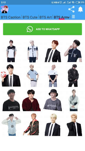 BTS Stickers for Whatsapp screenshot 6