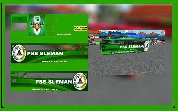 60  Skin Bola Livery BUSSID HD screenshot 1