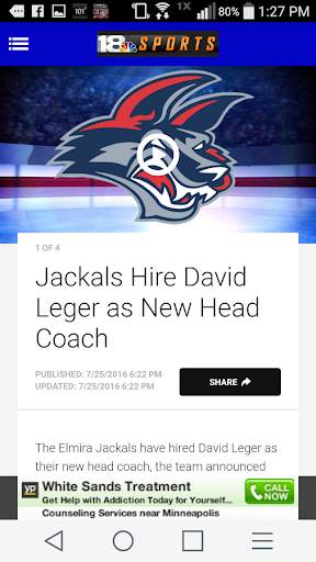 MyTwinTiers WETM 18 Sports App screenshot 4