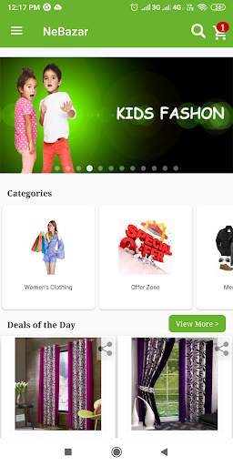 Ne-Bazar Online Shopping App screenshot 1