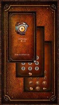 Steampunk clock theme screenshot 1