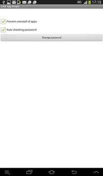 Lock App Simple 5 تصوير الشاشة