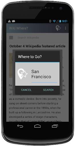Wiki Where? screenshot 3