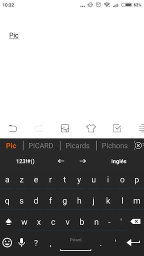 Picard AnySoftKeyboard screenshot 1