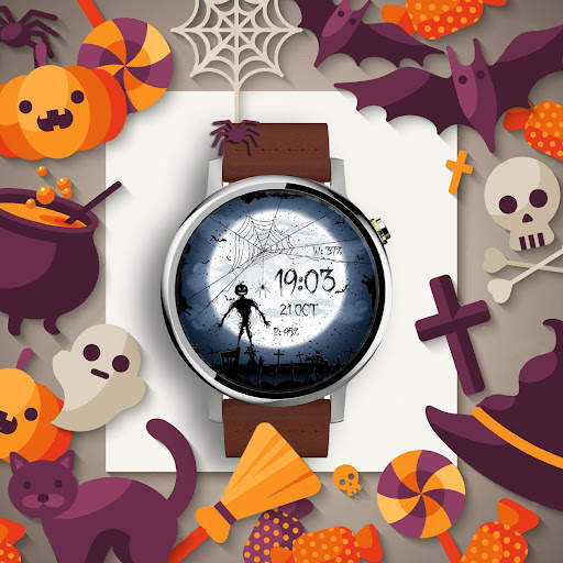 Watch Face - Halloween Spooky screenshot 7