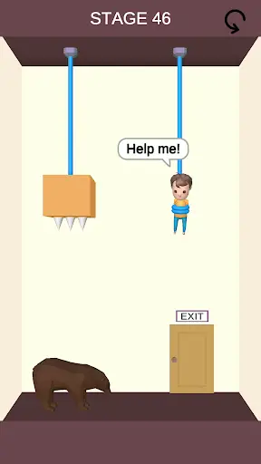 Rescue Cut - Rope Puzzle screenshot 1