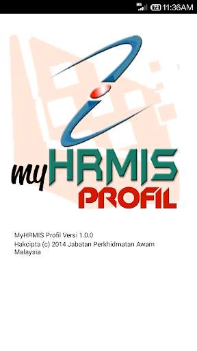 MyHRMIS Profil screenshot 1