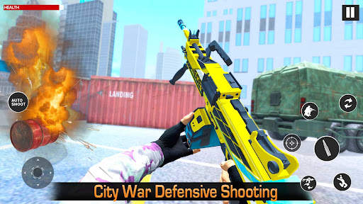 City War Shooting- Defensive Strike-Gun Simulator screenshot 4