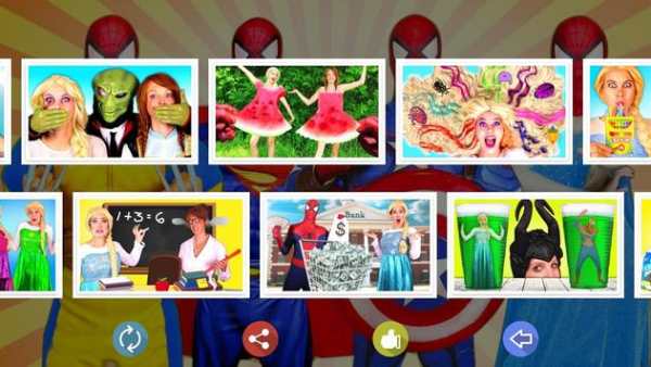 superhero & princess kid video screenshot 2