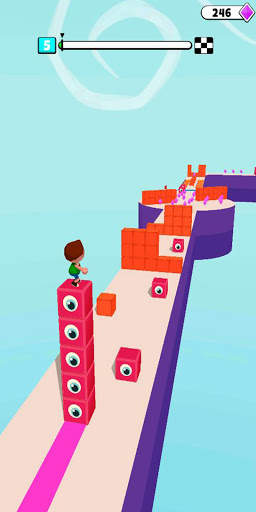 Block Surfer 3D: Stack Cube Surfer - Fun Run Game screenshot 5