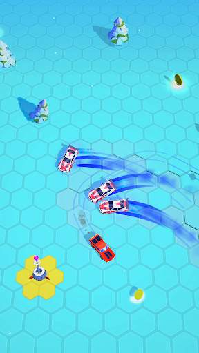 Hexagon Pursuit: Car Racing screenshot 1