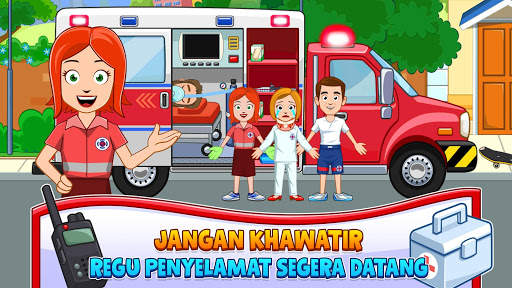 My Town : Fire station Rescue screenshot 2