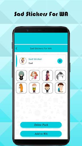 Sad Stickers For WA screenshot 2