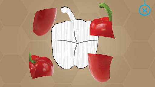 Fruits and Vegetables for Kids - Flashcards Puzzle скриншот 9