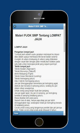 Materi PJOK SMP скриншот 5
