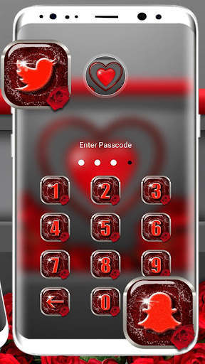 Red Heart Valentine Launcher T screenshot 5