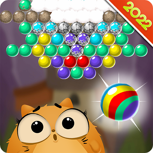 Shoot bubble - Cat bubbles icon