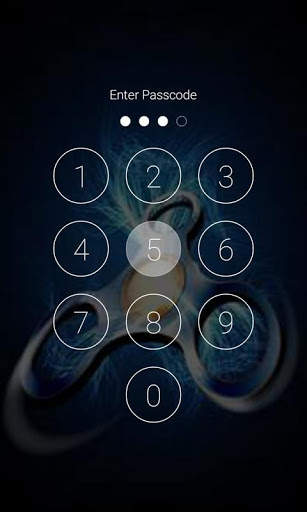 Fidget Spinner Lock Screen Pin Pattern Spinner screenshot 2