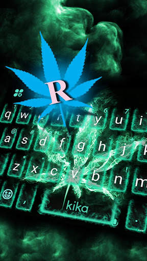 Fire Weed Keyboard Tema screenshot 3