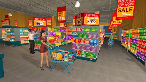 Supermarket Shopping Games 3D screenshot 3
