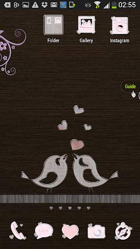 Cute Love Birds Theme Icon Pack for Launchers screenshot 3