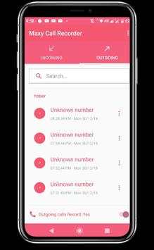 Maxy Call Recoder screenshot 1