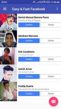 Easy & Fast Facebook screenshot 4