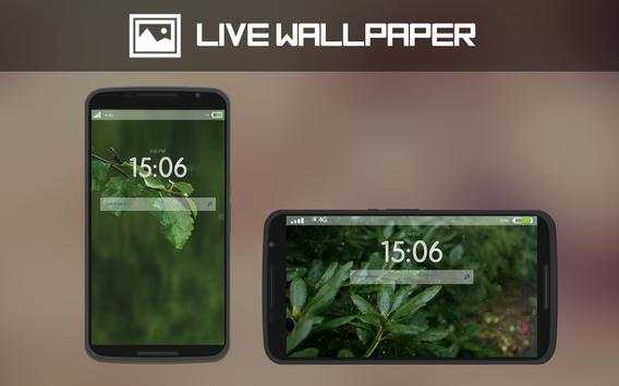 Leafy Rainfall LIVE WALLPAPER screenshot 2