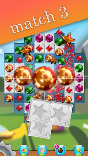 Jewels Skys - Match 3 Puzzle screenshot 1