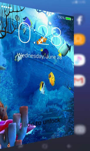 Aquarium Lock Screen Free screenshot 4
