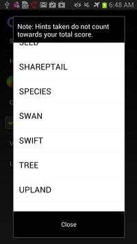 Bird Word Search screenshot 7