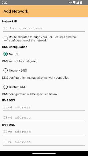 ZeroTier One screenshot 2