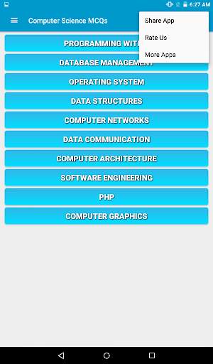Computer Science MCQs 15 تصوير الشاشة