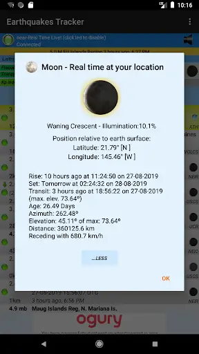 Earthquakes Tracker screenshot 6