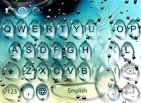 Rain Drop Love Keyboard screenshot 5