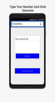 Chat Link Generator For Whatsapp screenshot 2