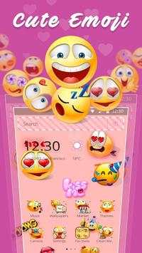 Cute Emoji Launcher 2018 screenshot 2