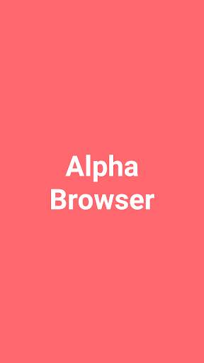 Alpha Browser screenshot 1